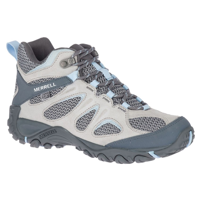 Chaussures Randonnée Merrell Yokota 2 Mid Waterproof Grise Foncé/Blanche Femme | E.M.BVGA